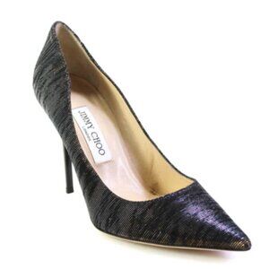 Jimmy Choo bronze metallic shimmer pump. 4 inch heel
